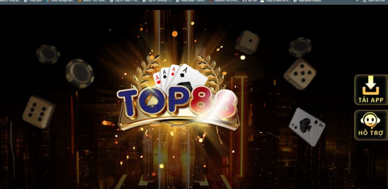Giới thiệu tổng quan về cổng game bài Top88