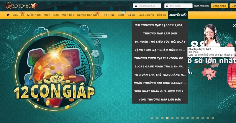 Loto188 tung ra đa dạng chương trình khuyến mãi đặc biệt