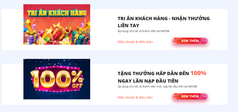 Khuyến mãi hấp dẫn