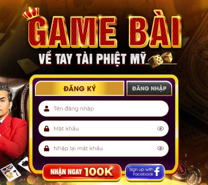 Bảng hướng dẫn đăng ký Rikvip