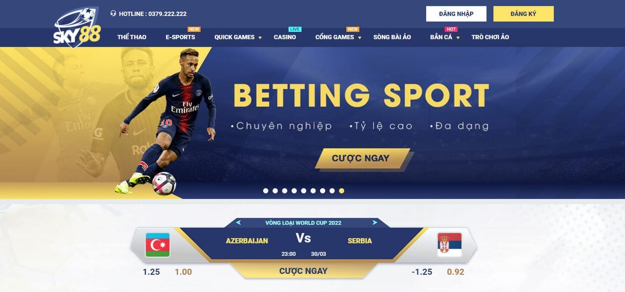 Đăng ký, đăng nhập Sky88 dễ dàng