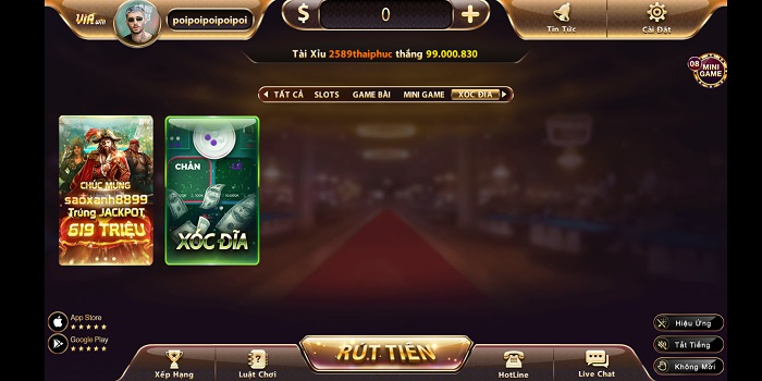 Xóc Đĩa ở Vin Win