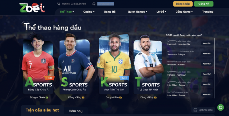 Nhà cái Zbet có uy tín và độ tin cậy cao