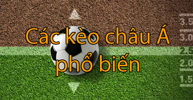 Các kèo châu Á phổ biến cần biết khi chơi cá độ bóng đá online