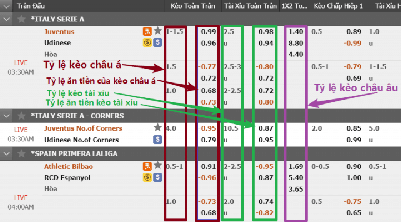Tỷ lệ kèo bóng đá là gì? Hướng dẫn cách xem (đọc) cơ bản cho tân thủ