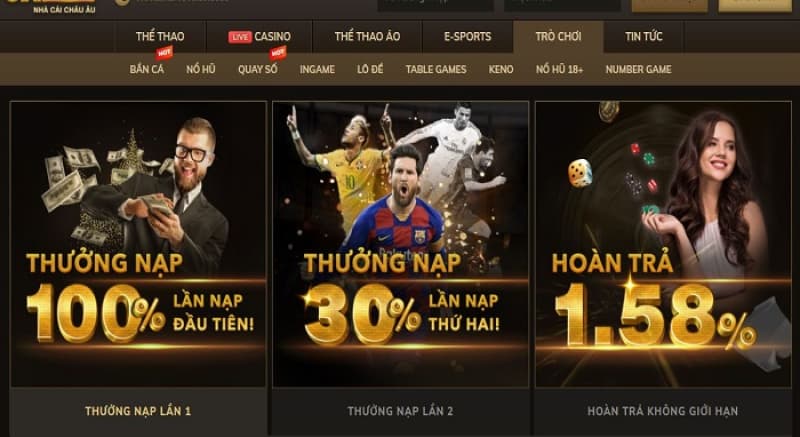 7gbet Minh họa các khuyến mãi riêng có tại 7g bet