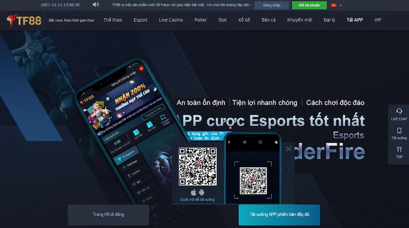 TF88 Tải app TF88 cực nhanh