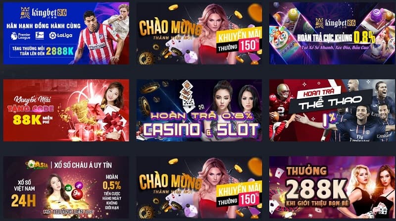 kingbet Chương trình khuyến mãi hấp dẫn nhất tại KingBet
