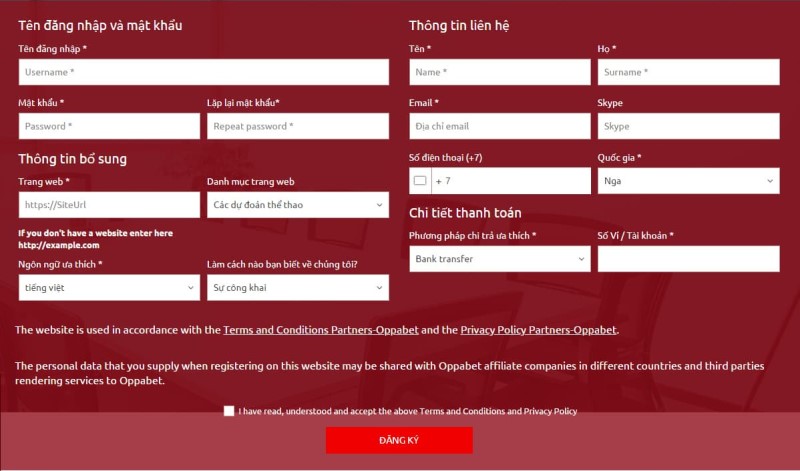 Cách đăng ký chính thức tại cổng game