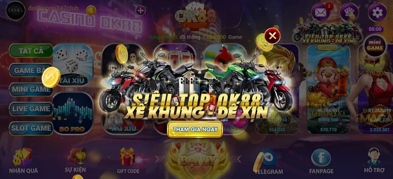 ok88 Những chương trình khuyến mãi cực hot tại ok88