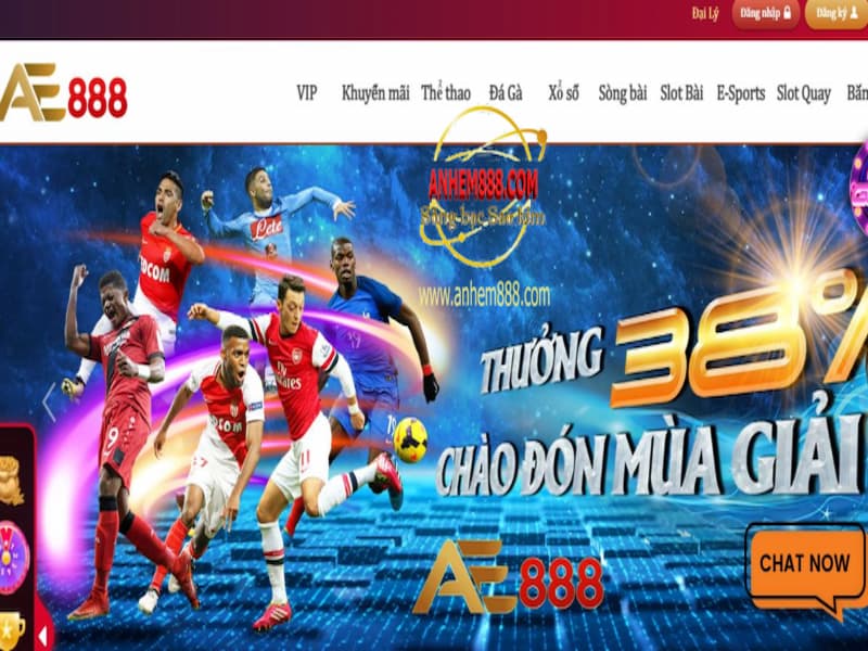 Giao diện nhà cái Ae888 thiết kế ấn tượng
