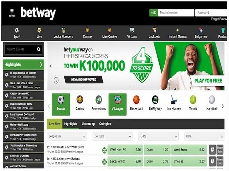 Khuyến mãi đáng chú ý tại Betway