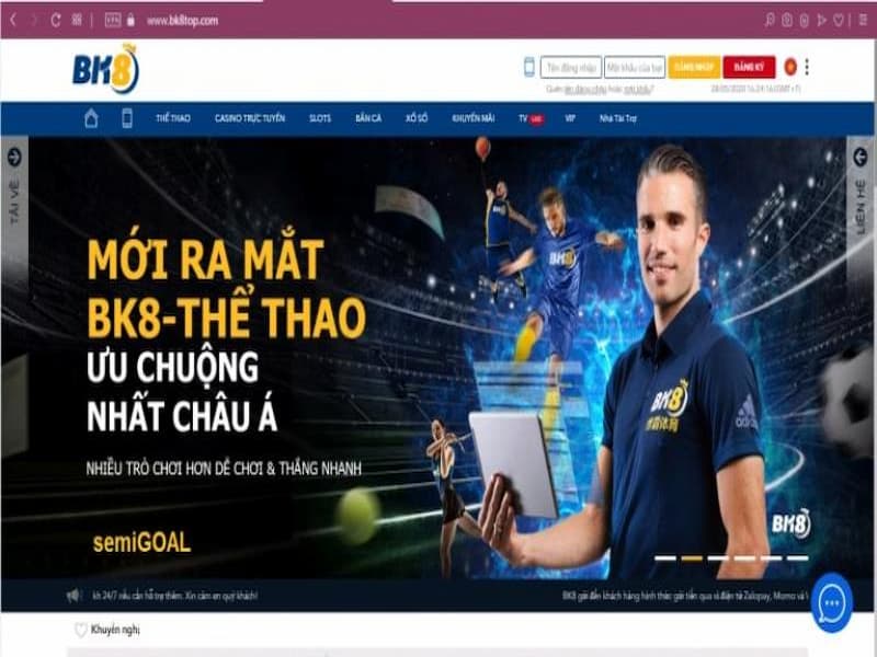 Thiết kế giao diện nhà cái BK8 ấn tượng, bắt mắt 