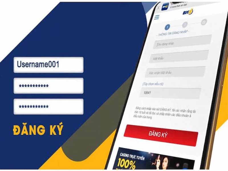 Hướng dẫn cách đăng ký tài khoản nhà cái BK8