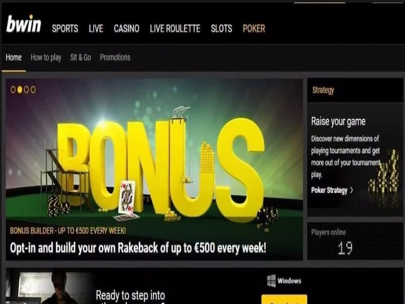 Nhà cái Bwin sở hữu một giao diện ấn tượng, bắt mắt