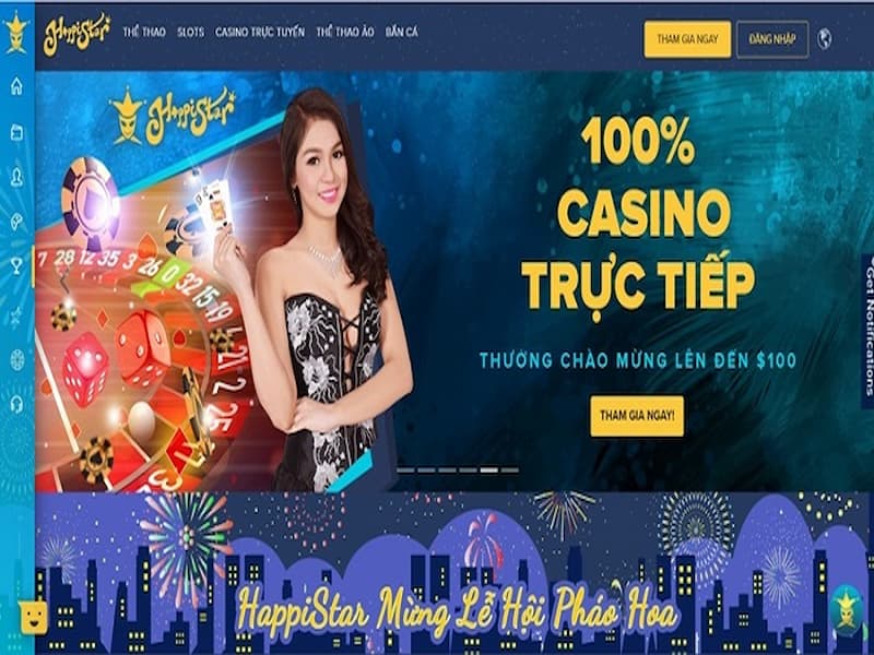Casino tại Happistar đa dạng các trò chơi