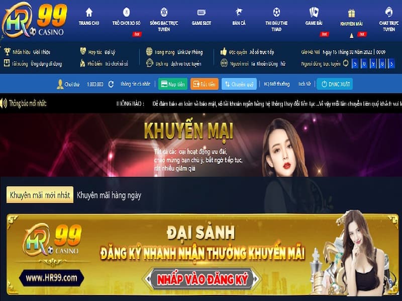 Đôi nét giới thiệu tổng quan về nhà cái hr99