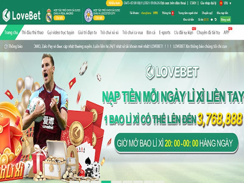 Lovebet – nhà cái cá độ giải trí xứng đáng top đầu Châu Á