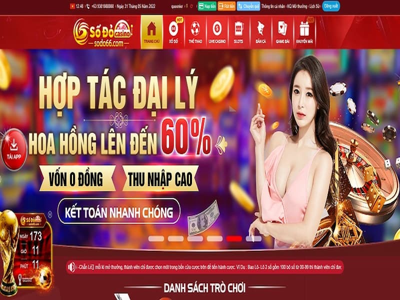 Sodo66 – Nhà cái CASINO đặt cược đẳng cấp, nhận thưởng cực giá trị
