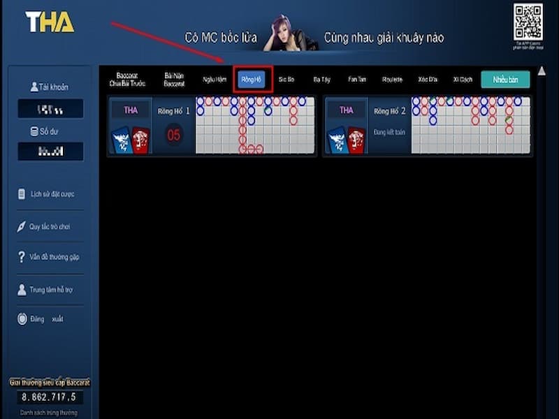 Rồng Hổ Thiên Hạ Bet có tên tiếng Anh là Dragon Tiger