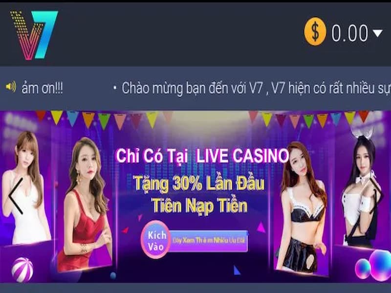 Nhà cái V7 là tên tuổi mới tại thị trường Việt Nam