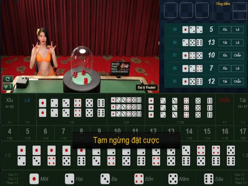 Sicbo Vx88 còn có tên gọi khác là trò chơi Xúc xắc