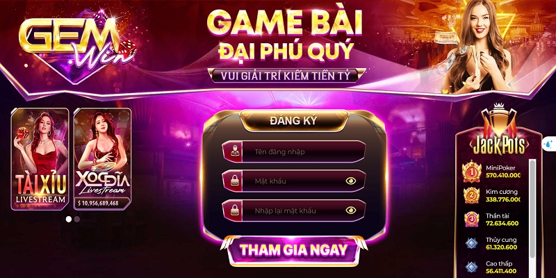 Gemwin - Cổng game đổi thưởng xanh chín, đẳng cấp